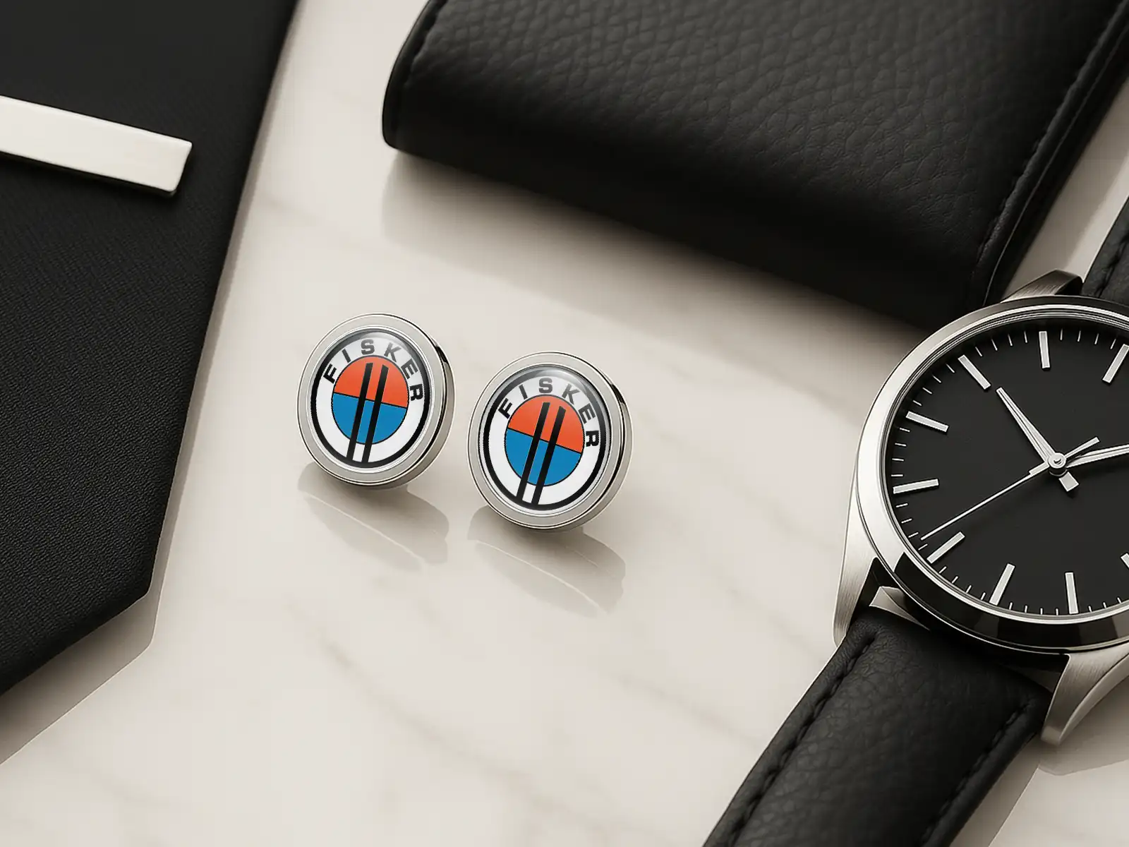 Fisker Einzigartige Herren Manschettenknöpfe Luxus Designer
